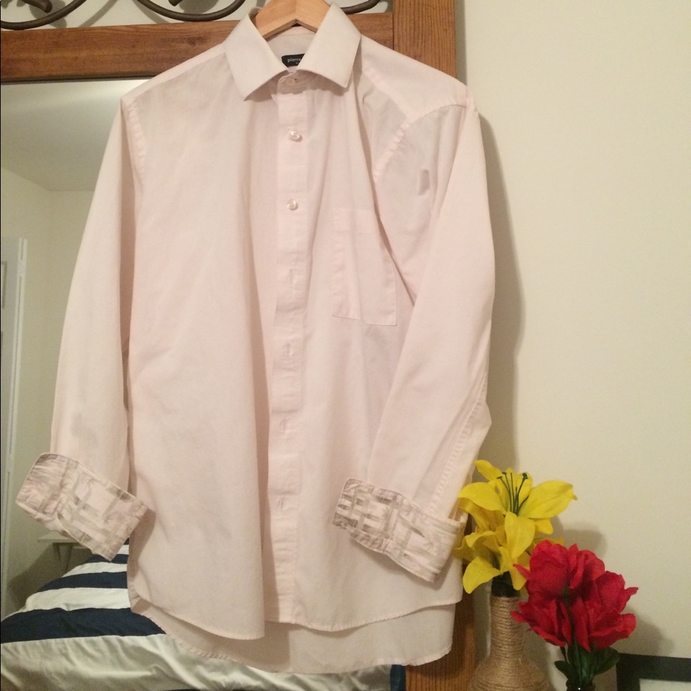 Light pink button down