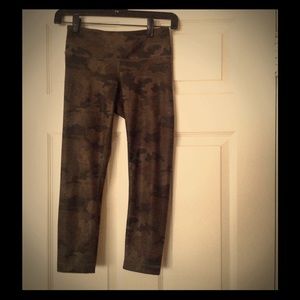 Camo Print Lululemon Crop Pant