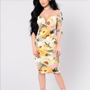 Fashion Nova Flower Dress
