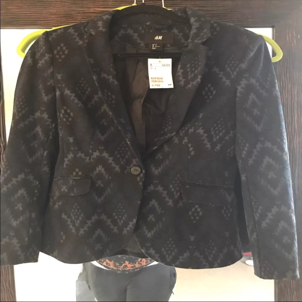 H&M Blazer Navy Blue