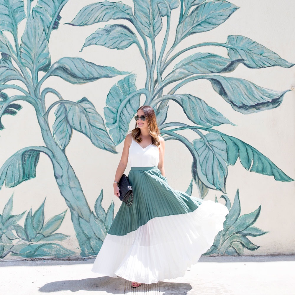 ASOS NWT! Petite Pleated Maxi Skirt