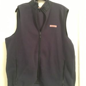 Vineyard Vines Navy fleece vest