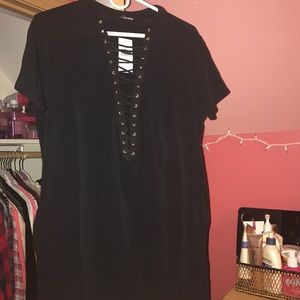 "Strung Out Tunic" dress from Fashion Nova