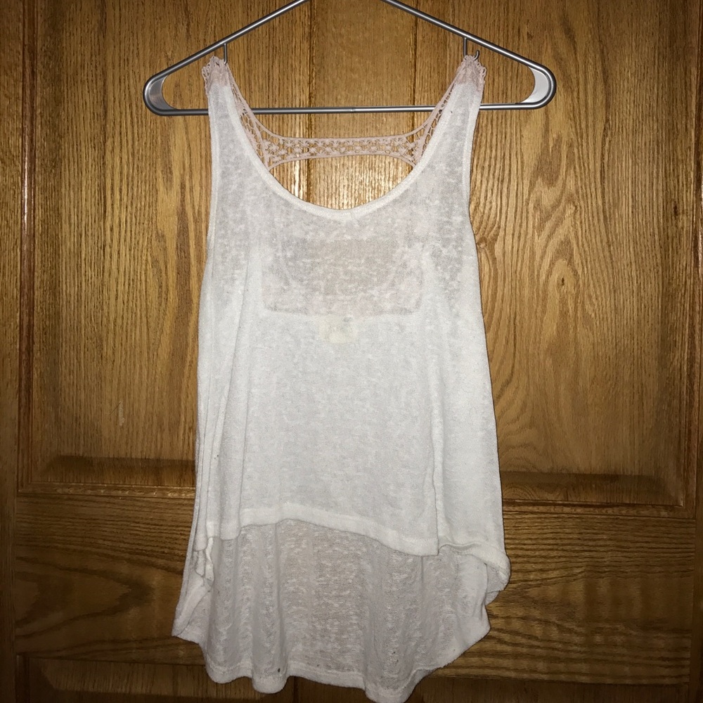 Cream tank top