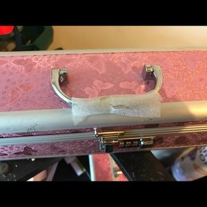 Pink butterfly combination lock box