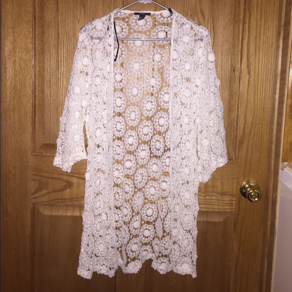 Crocheted cardigan
