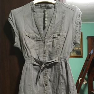 gray mini dress