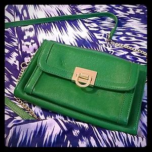Ivanka Trump teal crossbody bag