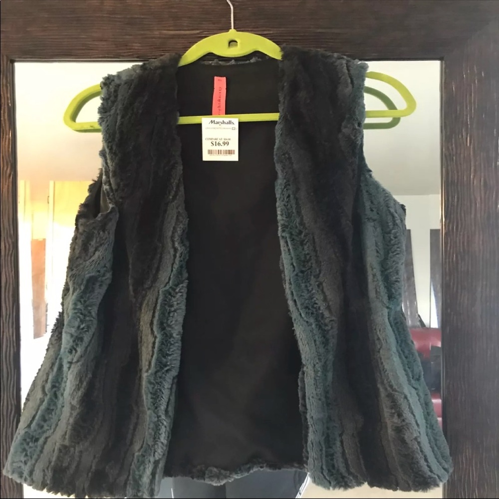 Ombré Fur Vest