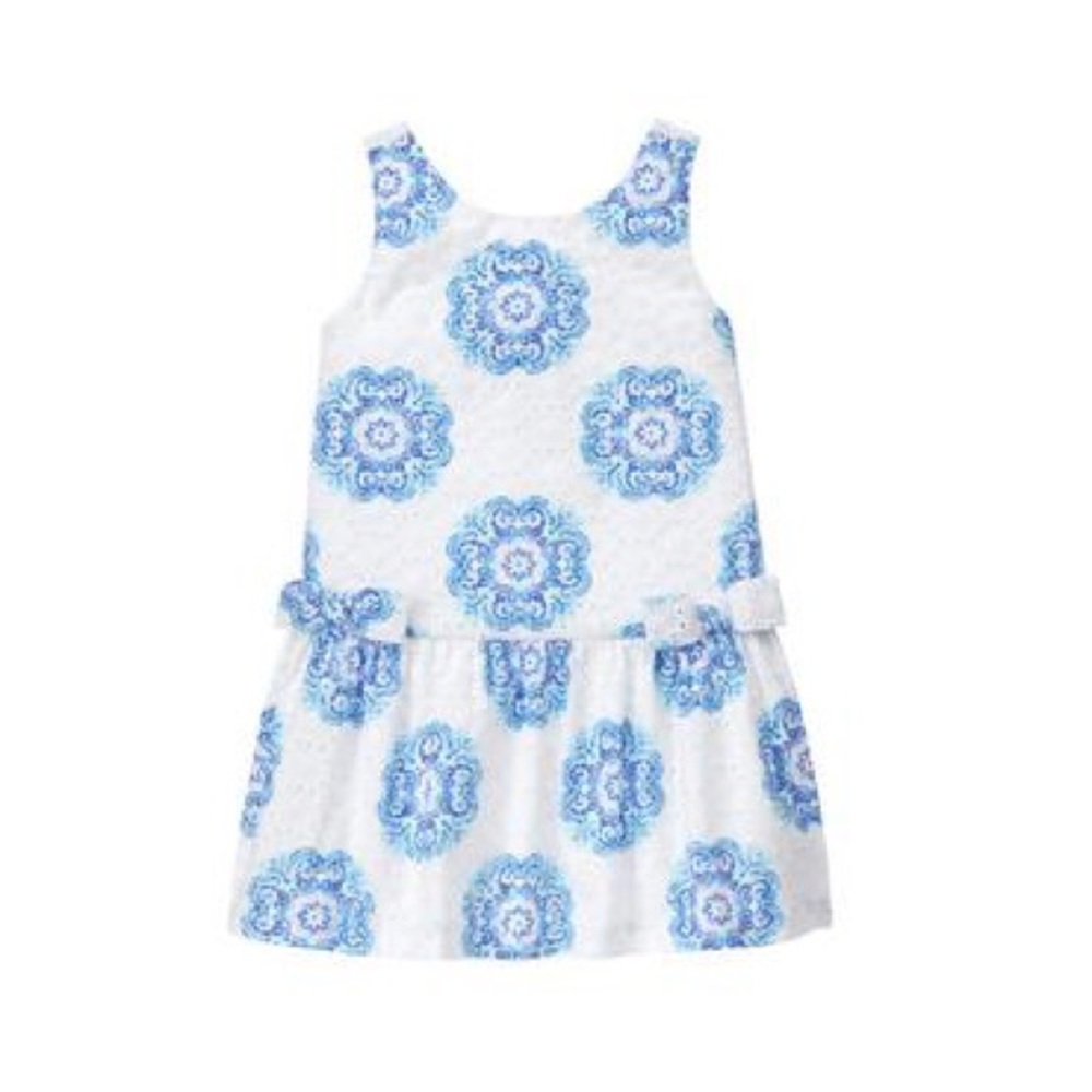 Janie and Jack White Eyelet Dress