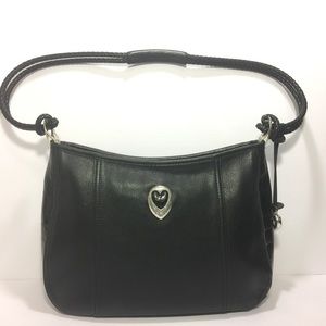 💥SALE‼️ Brighton Black Leather Shoulder Bag