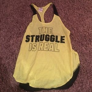 workout tank top from pink