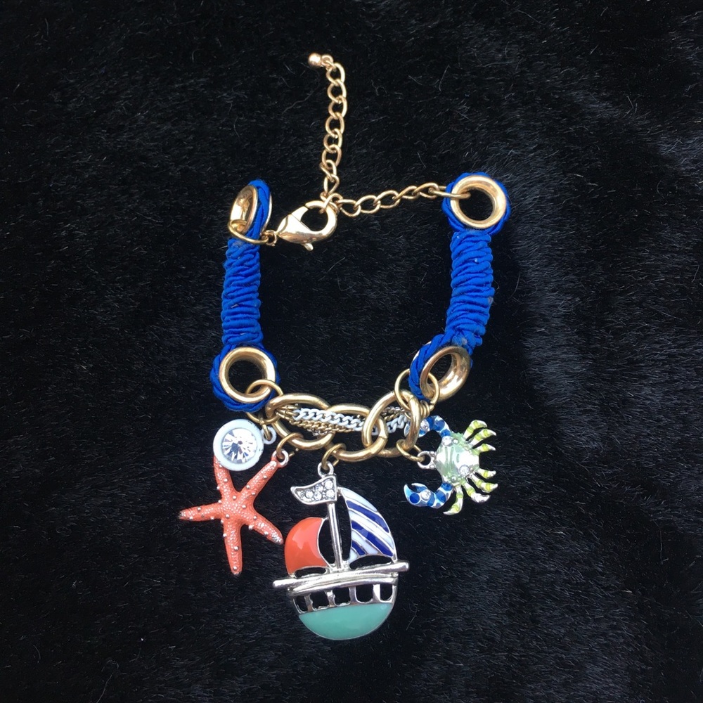 Betsey Johnson Nautical Charm Bracelet