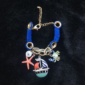Betsey Johnson Nautical Charm Bracelet