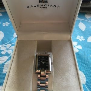 Balenciaga silver watch