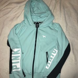 VS PINK ZIP UP HOODIE