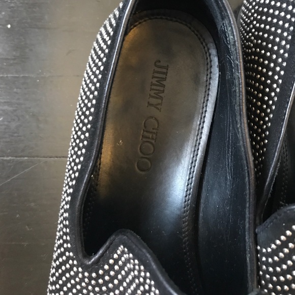 Jimmy school silver studded Slip-Ons main image 4