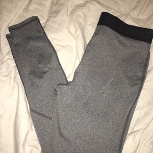 Grey Nike Pro Leggings
