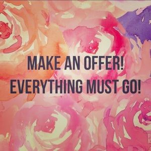 All reasonable offers accepted!