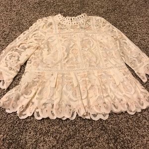 Anthropologie Lace top