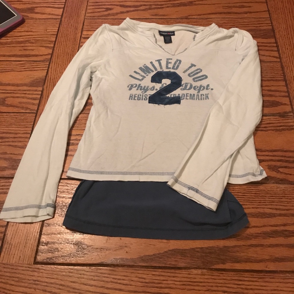 Long sleeve tshirt with tank