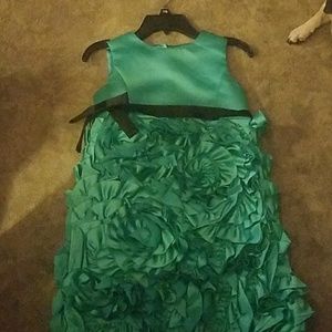 Green formal dress