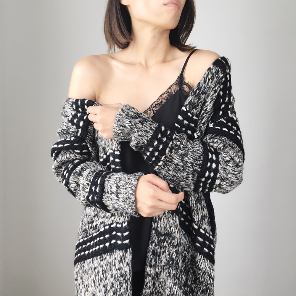 Heavy knit long duster - Picture 2 of 6