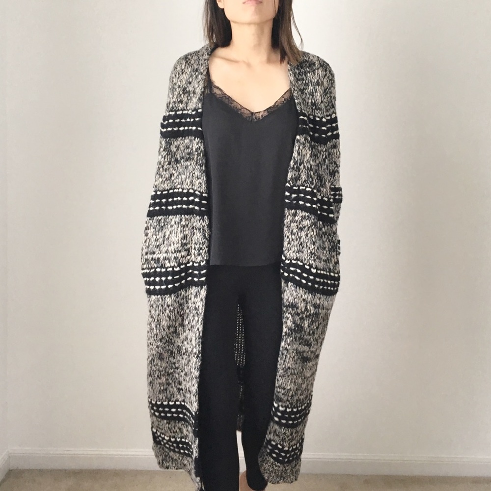 Heavy knit long duster - Picture 4 of 6