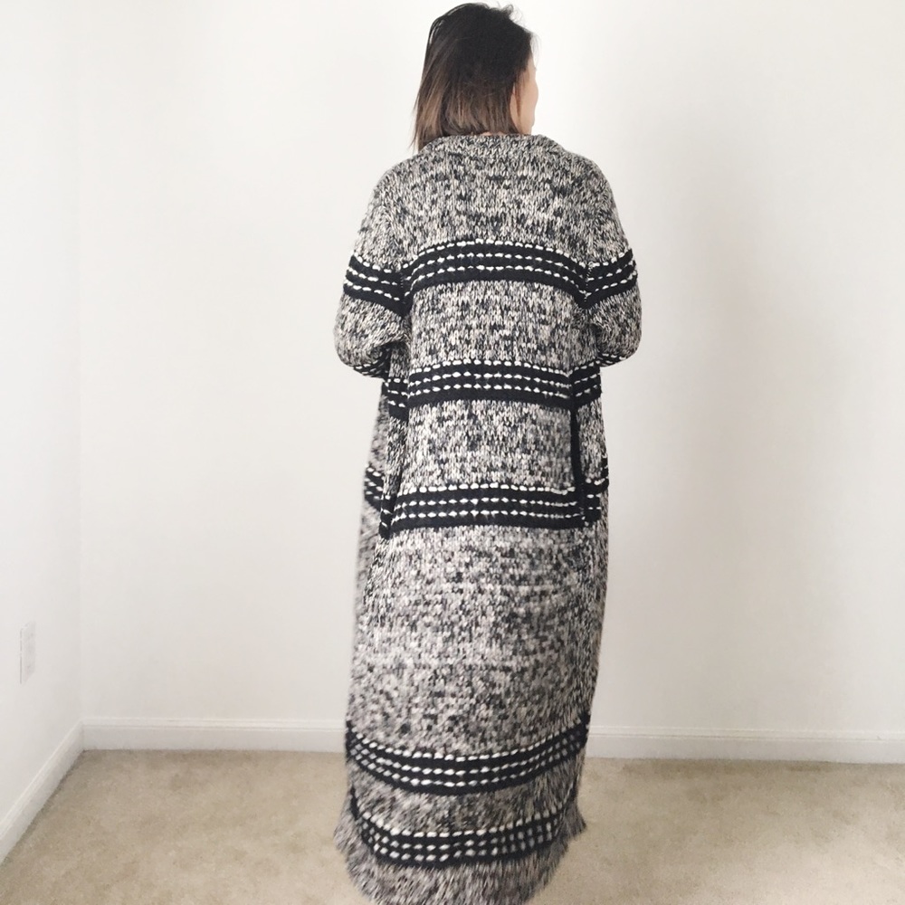 Heavy knit long duster - Picture 6 of 6
