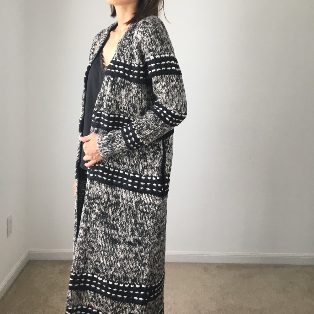 Heavy knit long duster - Picture 3 of 6