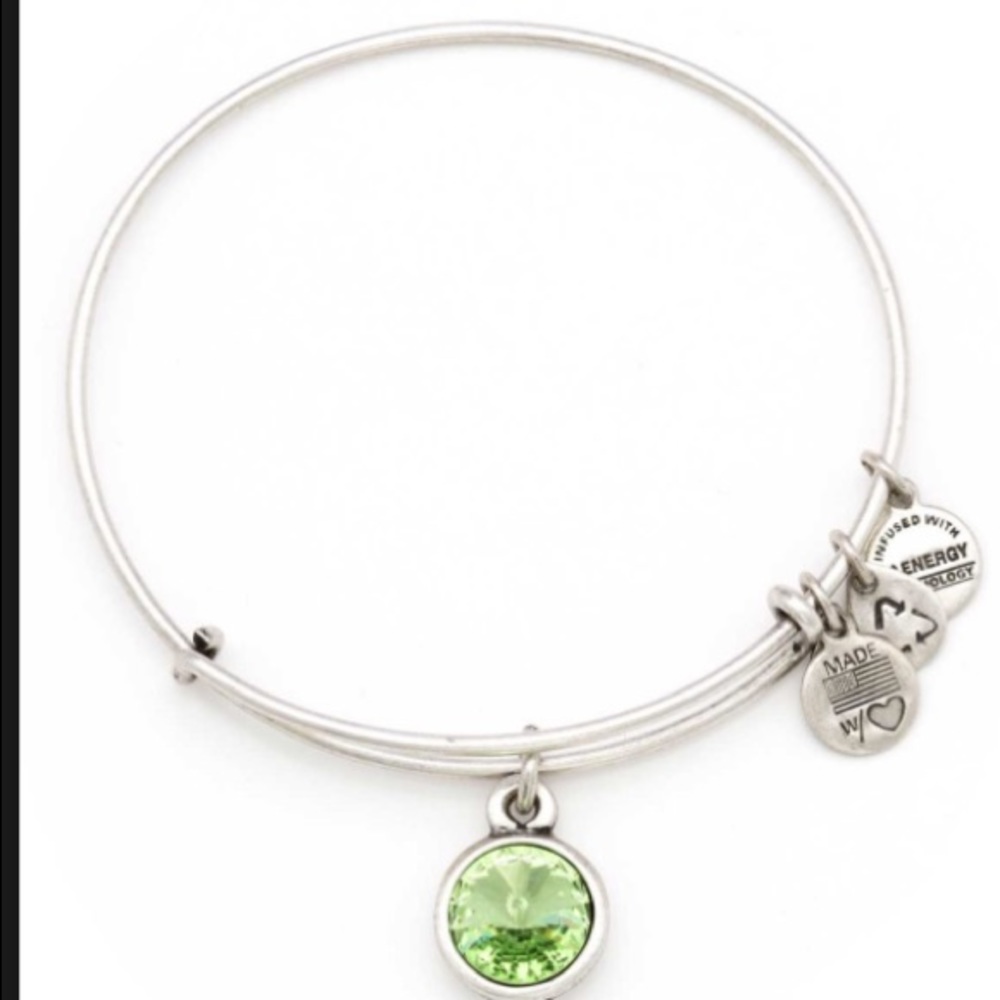 Peridot Alex and Ani bracelet