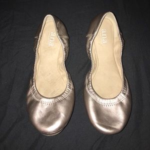 Gold Ballerina Flats