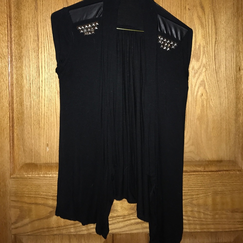 Black cardigan