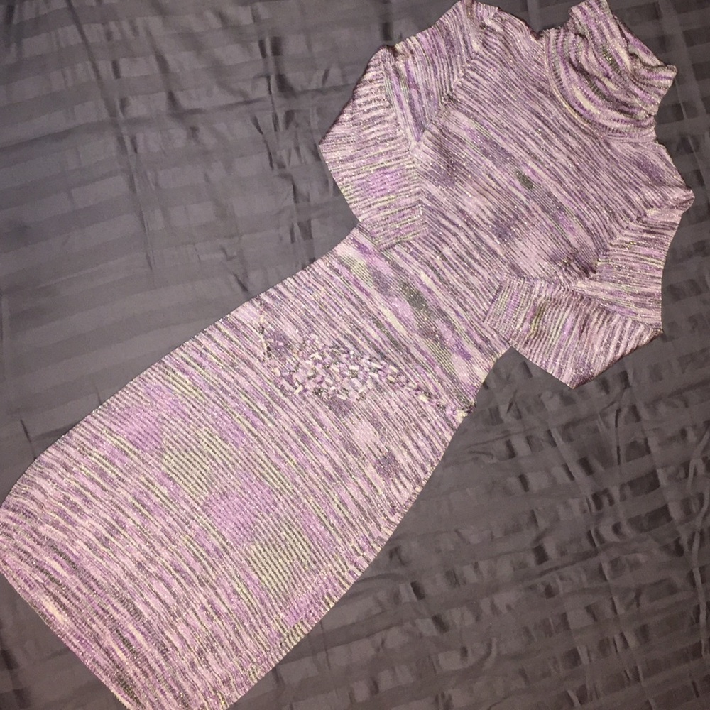 Mid length sweater dress