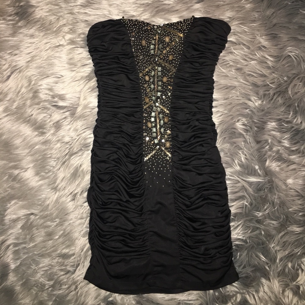 Mini bedazzled dress