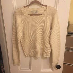 LIKE NEW!! J.O.A Los Angeles Wool ribbed Sweater