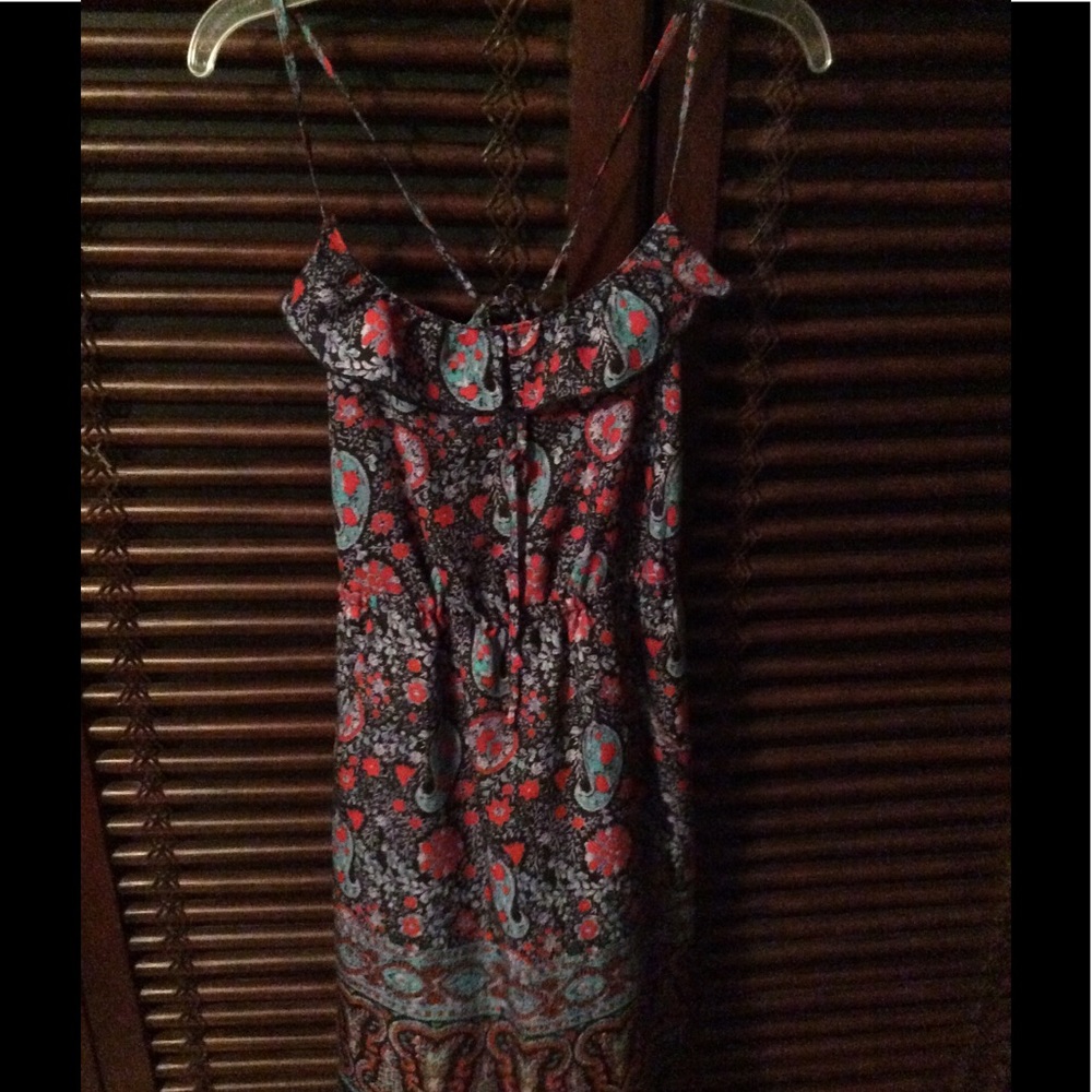 American Eagle summer dress / red & blue / size sm