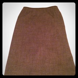 Tweeted Wool Skirt