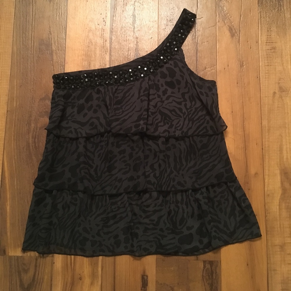 Black Bedazzled Blouse!