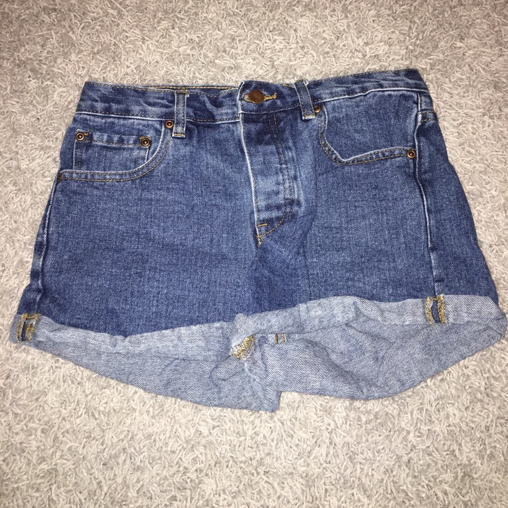 Forever 21 - High-Waisted Denim Shorts