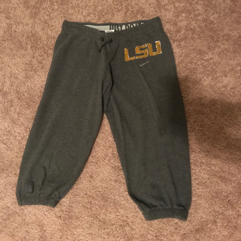 Nike LSU Cropped Sweatpants