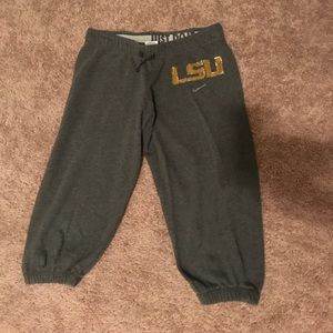 Nike LSU Cropped Sweatpants