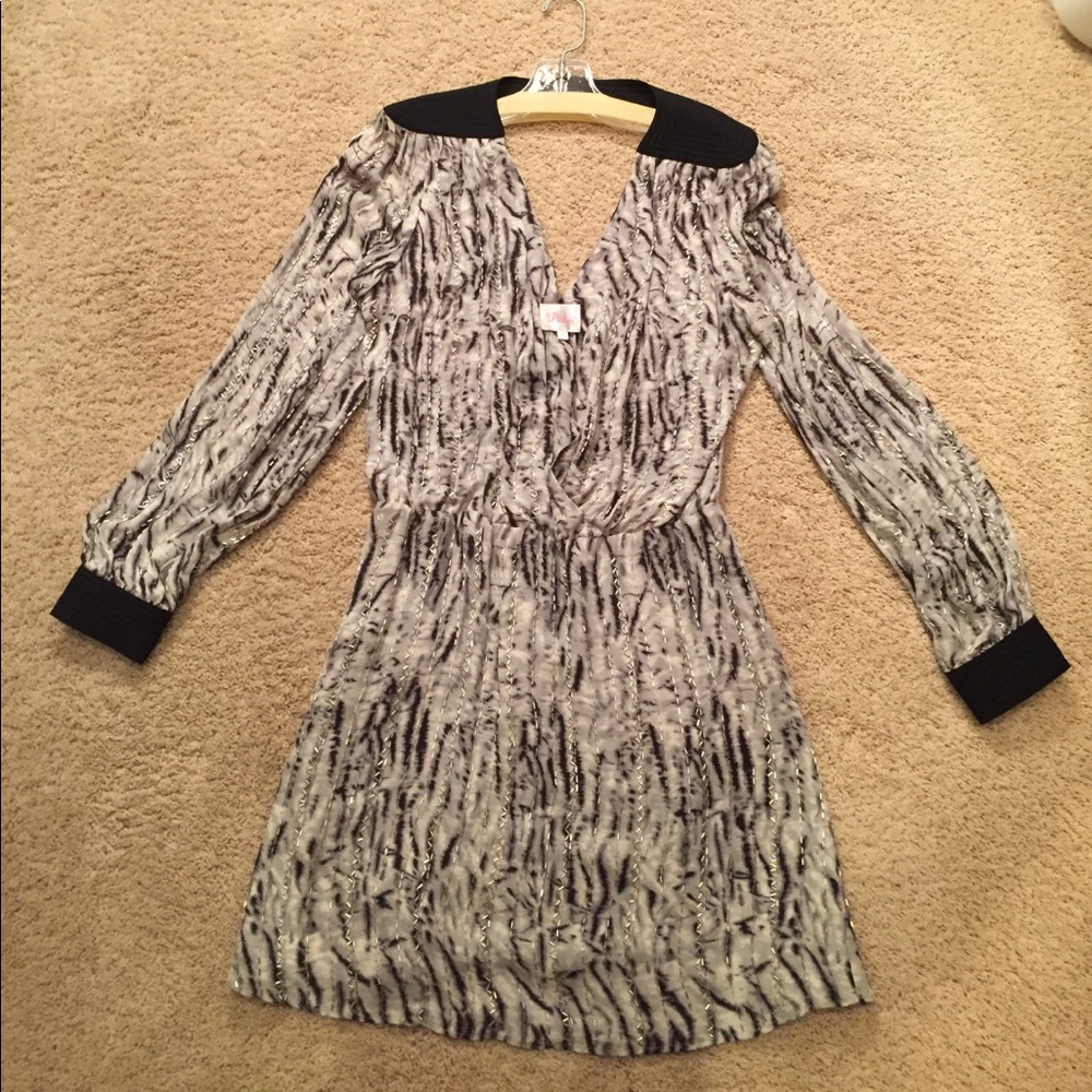Parker dress with silver beads