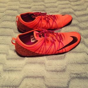 NIKE! NEON ORANGE RUNNING SHOES *BRAND NEW*