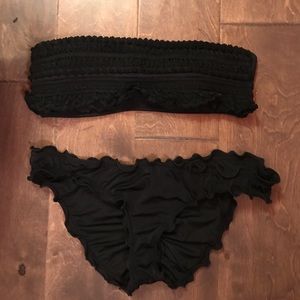 Victoria's Secret all black bikini