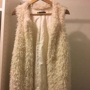 White Fur Vest