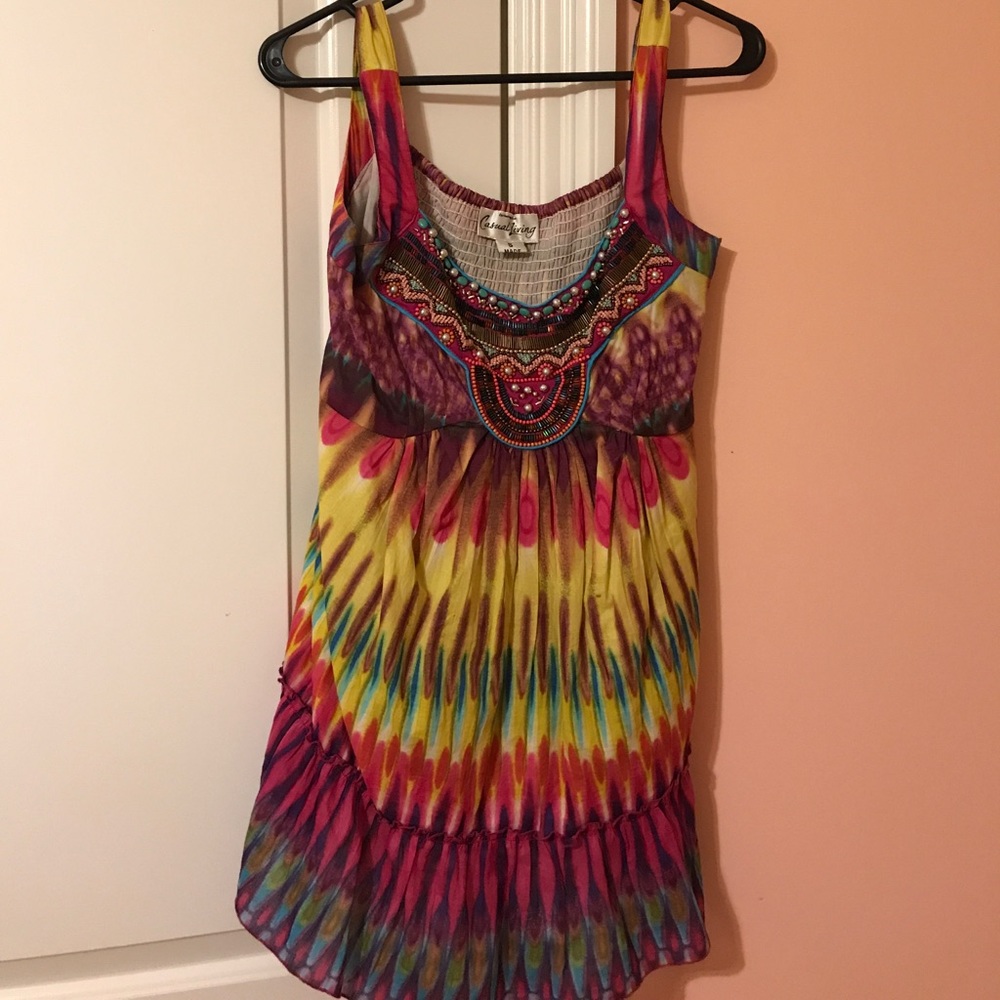 Tie Dye bright colored top