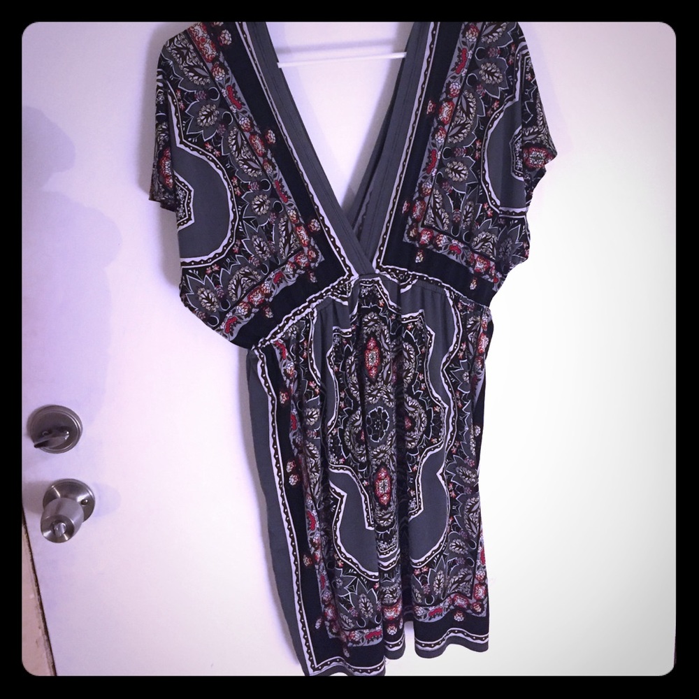 Relaxed style Dress. Can be Tunic or Cover up