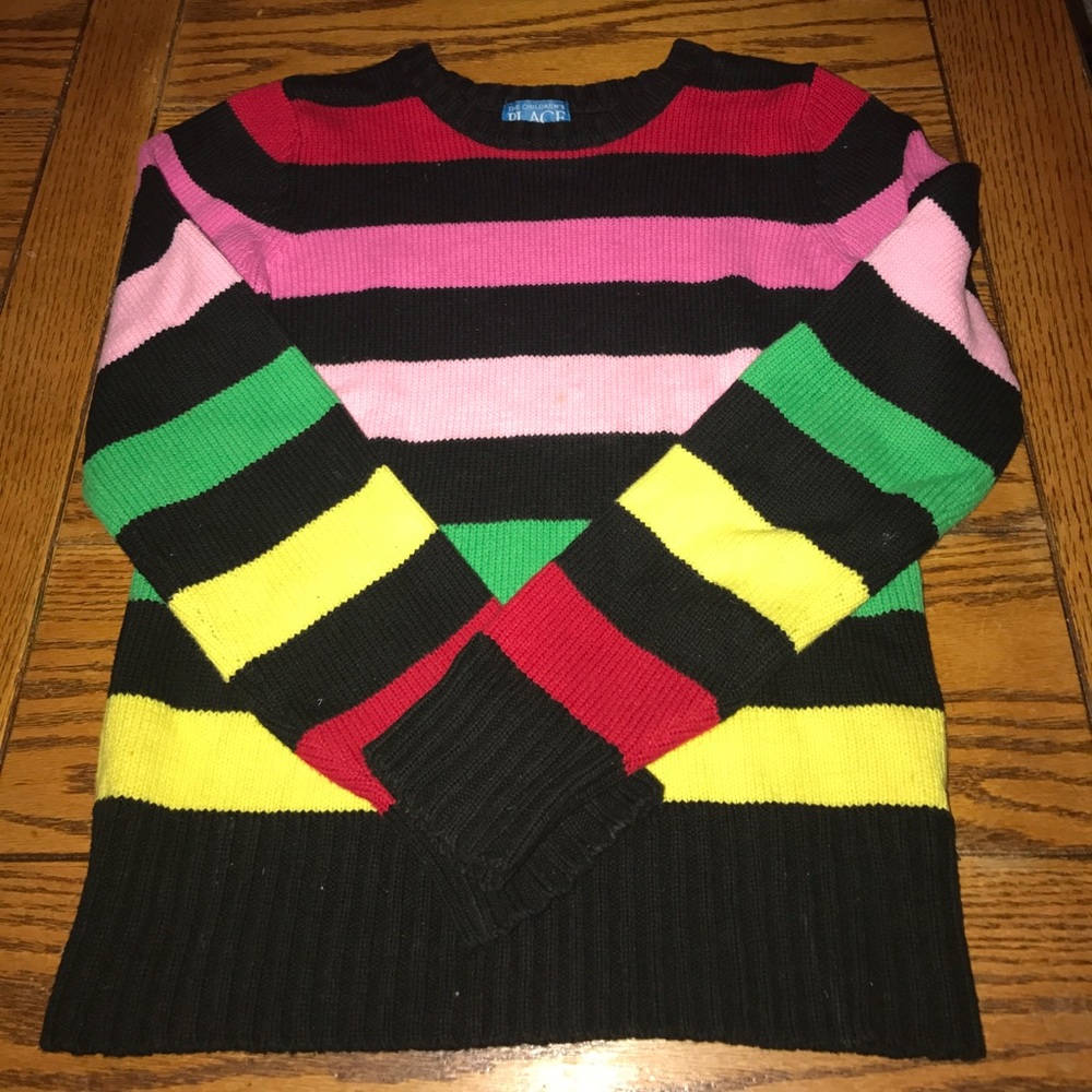 Girls multi colored sweater