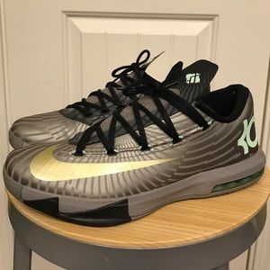 Nike KD 6 Mint/Grey | Men's Size 10.5